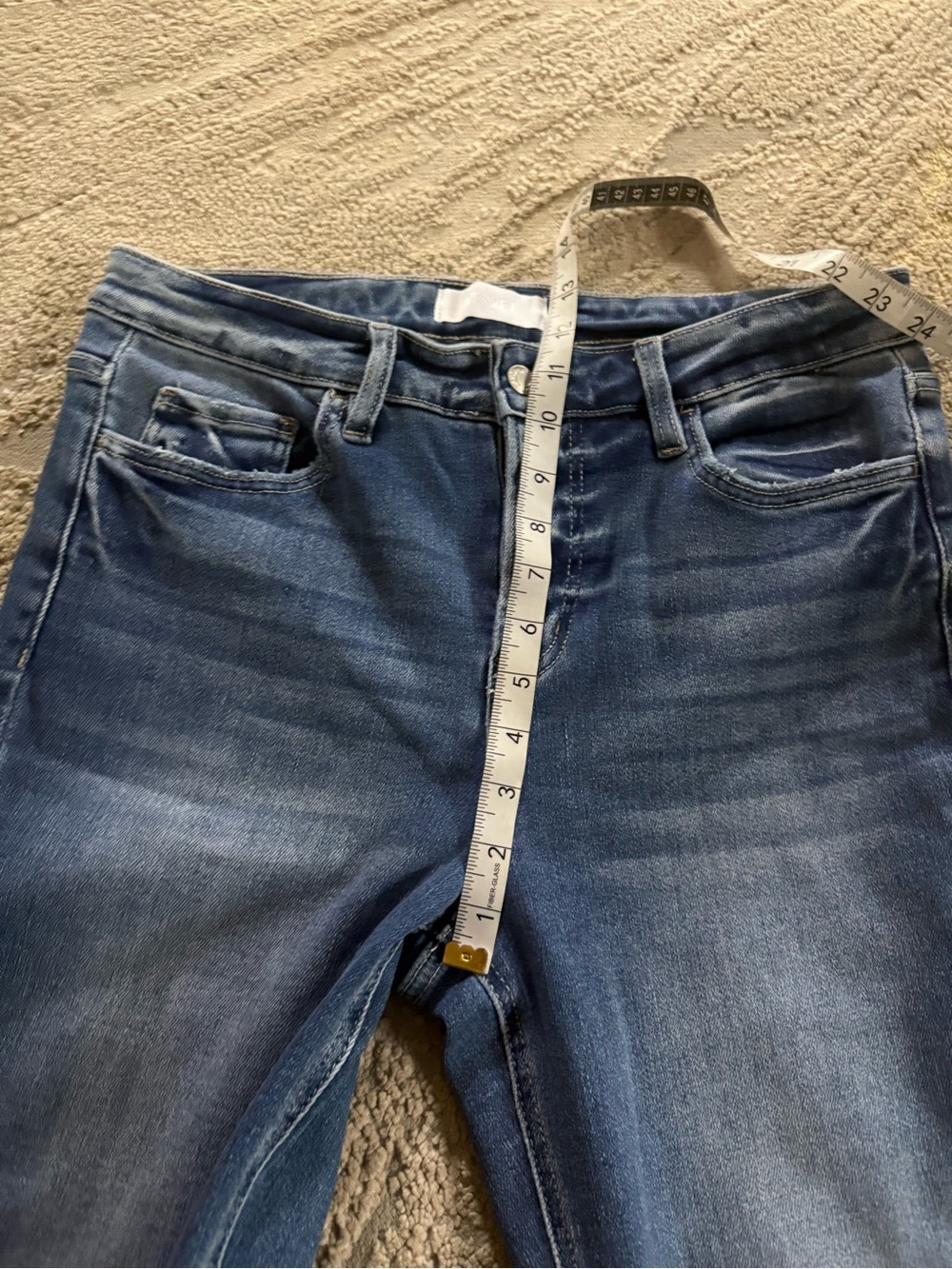 Vervet Luxuries jeans high rise slim straight jeans T6201 size 31 - Picture 9 of 11